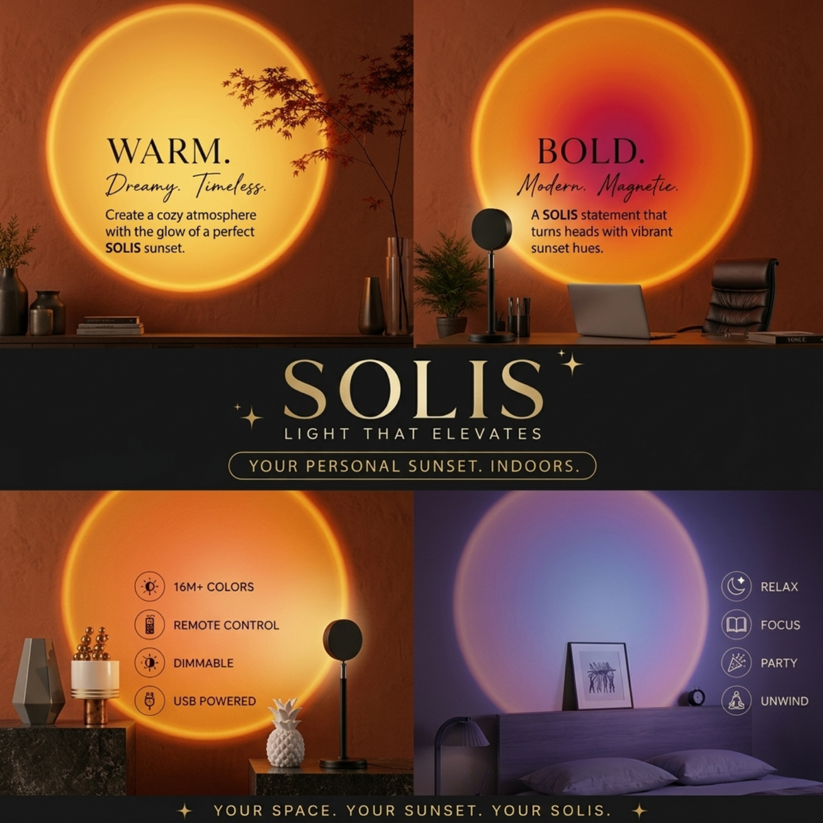 Solis Sunset Projector